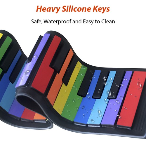 Key roll piano - roll, up