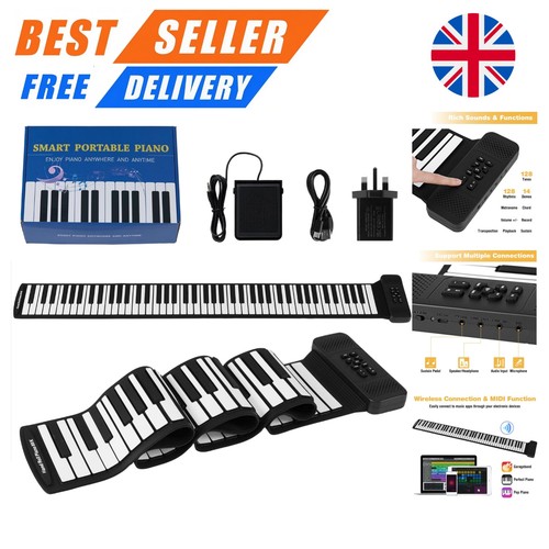 Rechargeable key roll up - rechargeable, 88-key