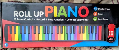 Roll piano with - roll, &