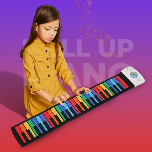 Key roll piano keyboard - 49-key, up