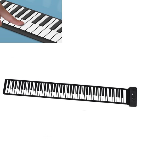 Key roll piano portable - key, up
