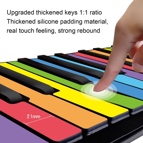 Roll piano keyboard with - piano,