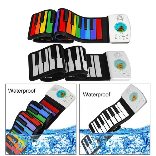 Roll piano keyboard - roll, up