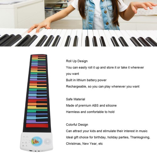 Key roll piano keyboard - key, up