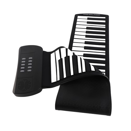 Keys roll piano with - keys,